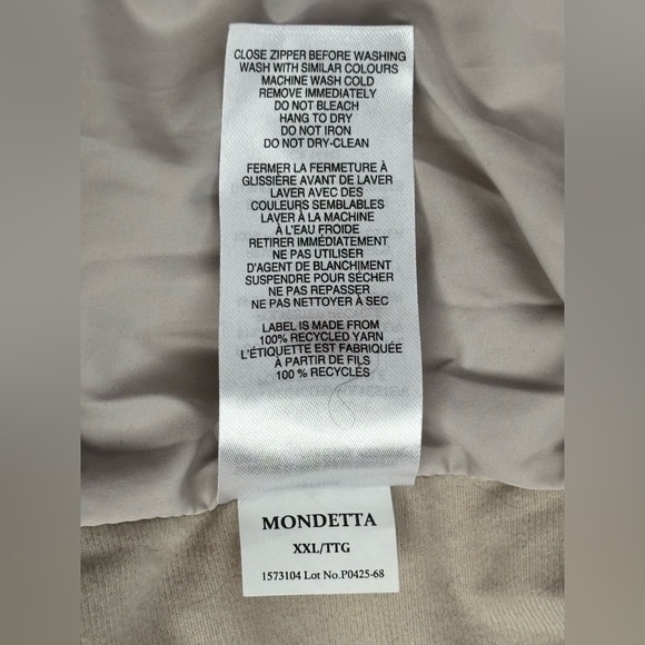 Mondetta Puffer Vest The Sorona ™ Fill GRS Certified Recycled Poly Size XXL - Picture 13 of 16